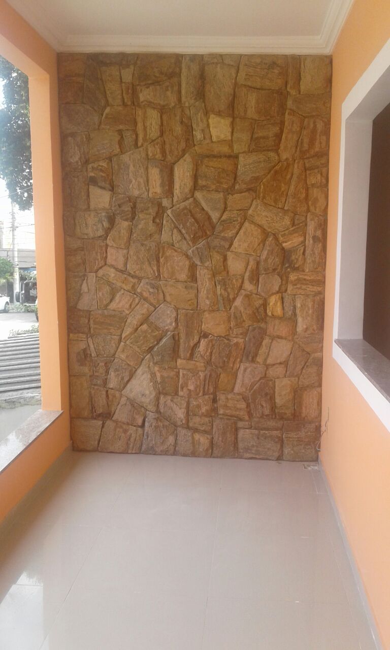 Pedra madeira caco